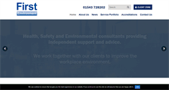 Desktop Screenshot of first-environment.co.uk